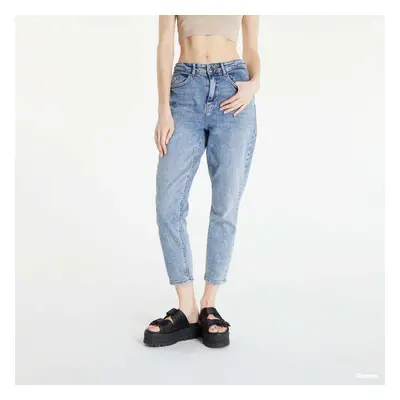 Nadrágok Noisy May NMKATY High Waisted Mom Jeans Blue