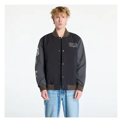 Kabát Vans Crazy Eddy Baseball Jacket Black/ Asphalt