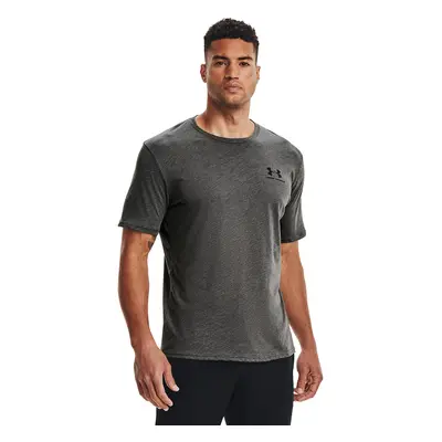 Póló Under Armour Sportstyle Lc Ss Charcoal Medium Heather