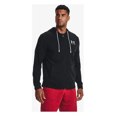 Pulóver Under Armour Rival Terry Full-Zip Black