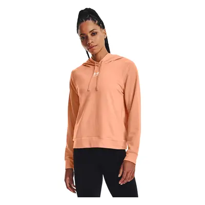 Pulóver Under Armour Rival Terry Hoodie Orange