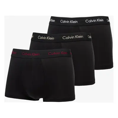 Calvin Klein Cotton Stretch Classic Fit Low Rise Trunk 3-Pack Black