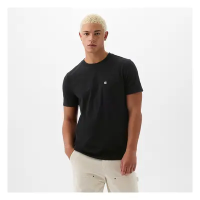 Póló GAP Pocket Micro Logo Tee Black