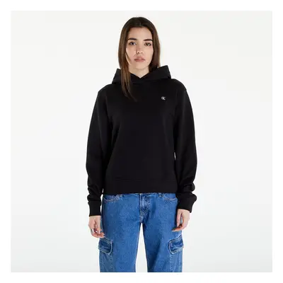 Pulóver Calvin Klein Jeans Embro Badge Regular Hoodie Black