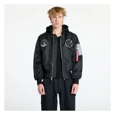 Kabát Alpha Industries MA-1 VF Hood Dark Side Black/ Reflective