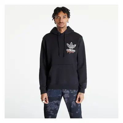 Pulóver adidas Trefoil Hood 3 Black