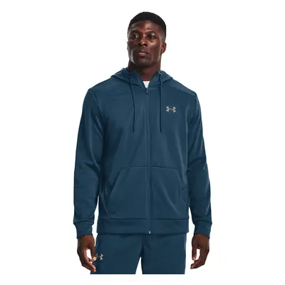 Pulóver Under Armour Armour Fleece Fz Hoodie Petrol Blue