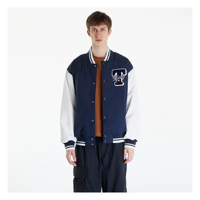 Kabát Tommy Jeans Colorblock Varsity Jacket Blue