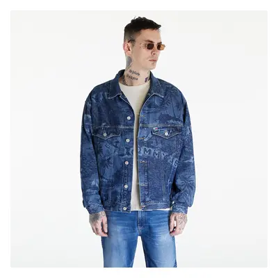 Kabát Tommy Jeans Aiden Oversized Trucker Jacket Denim