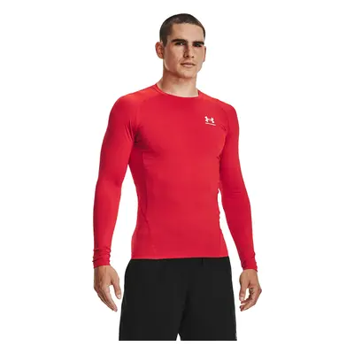 Póló Under Armour Hg Armour Comp Ls Red