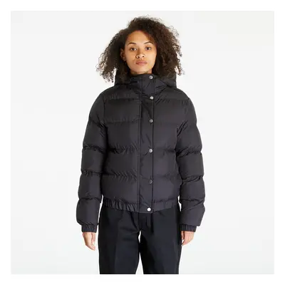 Kabát Urban Classics Ladies Hooded Puffer Jacket Black