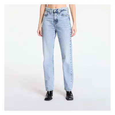 Nadrágok Calvin Klein Jeans High Rise Straight Jeans Denim Medium