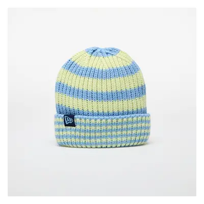 Kalap New Era Knit Medium Stripe Beanie Pastel Blue