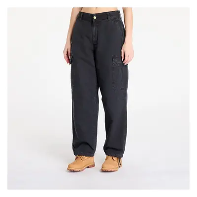 Nadrágok Carhartt WIP Stanton Cargo Pant UNISEX Black Stone Dyed