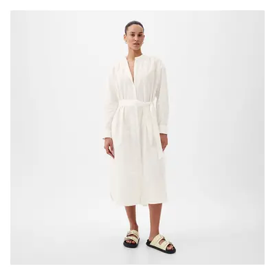 Ruha GAP Longsleeve Linen Maxi Dress New Off White