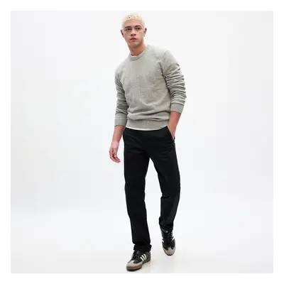 Pulóver GAP Warmest Crew Light Grey Marle