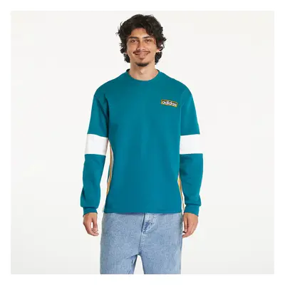 Pulóver adidas Adibreak Crew Legacy Teal