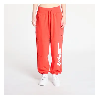 Nadrágok Nike Sportswear Breaking Mid-Rise Oversized French Terry Pants Light Crimson