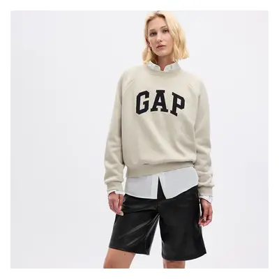 Pulóver GAP Logo Sweatshirt Moonstone