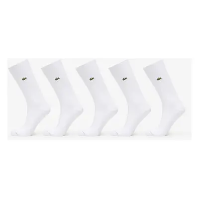 LACOSTE Socks 5-Pack White/ White