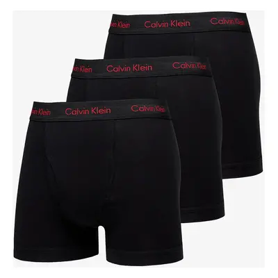 Calvin Klein Cotton Stretch Wicking Technology Classic Fit Trunk 3-Pack Black