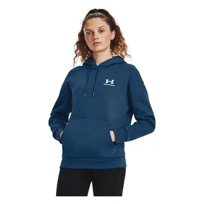 Pulóver Under Armour Essential Fleece Hoodie Varsity Blue