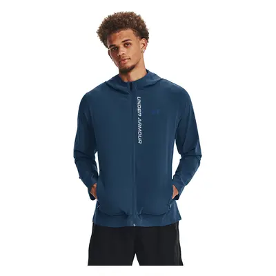 Kabát Under Armour Outrun The Storm Jacket Varsity Blue