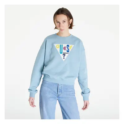 Pulóver GUESS Go Gia Logo Crewneck Blue