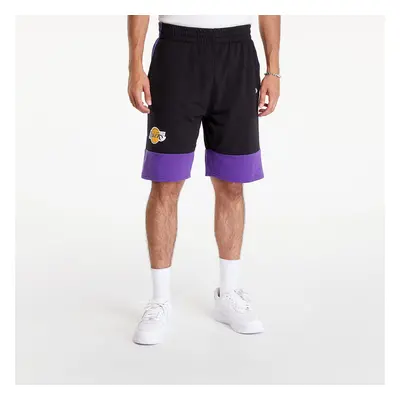 Sort New Era NBA Colour Block Shorts Los Angeles Lakers Black/ True Purple