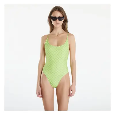 Fürdőruhák Daily Paper Reya Monogram Swimsuit Daiquiri Green