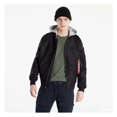 Kabát Alpha Industries MA-1 TT Hood BP Reflective Jacket Black