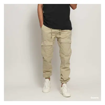 Nadrágok Urban Classics Front Pocket Cargo Jogging Pants Beige