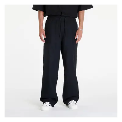 Nadrágok Urban Classics Loose Cotton Linen Pants Black