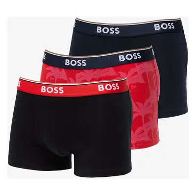 Hugo Boss Power Design Trunk 3-Pack Black/ Navy/ Red