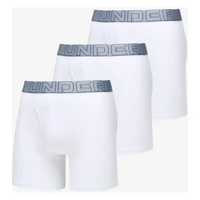 Under Armour Performance Cotton 6in 3-Pack White