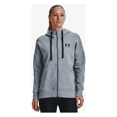 Pulóver Under Armour Rival Fleece Fz Hoodie Gray