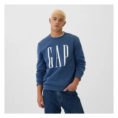 Pulóver GAP Fleece Sweatshirt Blue Shade