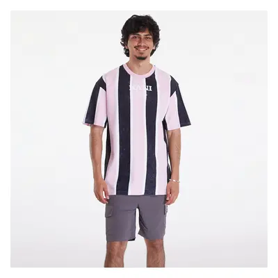 Póló Karl Kani Retro Washed Stripe Tee Rose/ Grey/ White