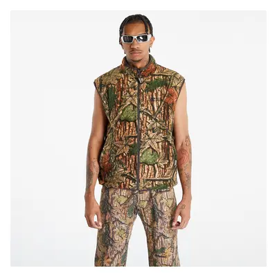 Gramicci Reversible Fleece Vest UNISEX Leaf Camo