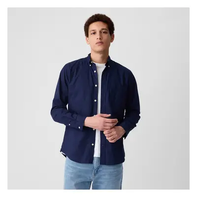 Ing GAP Slim-Fit Poplin Shirt Tapestry Navy