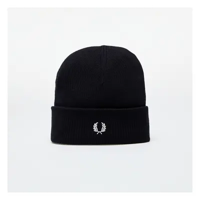 Kalap FRED PERRY Classic Beanie Navy/ Snow White