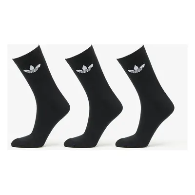 adidas Originals Trefoil Cushion Crew Socks 3-Pack Black