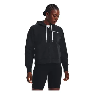 Pulóver Under Armour Essential Script Fz Black