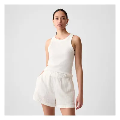 GAP Modal Rib Halter New Off White