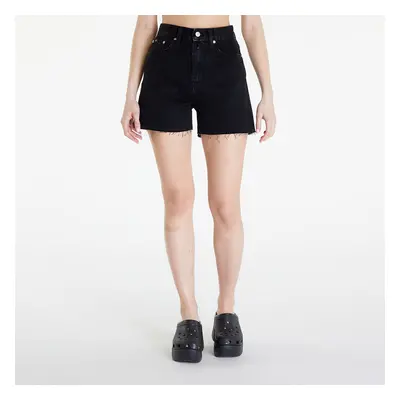 Sort Calvin Klein Jeans Mom Shorts Denim Black