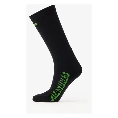 PLEASURES Knock Out Socks Black