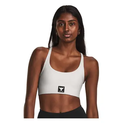 Melltartó Under Armour Project Rck All Train Crsbck Bra White Clay