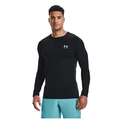 Póló Under Armour Hg Armour Fitted Ls Black