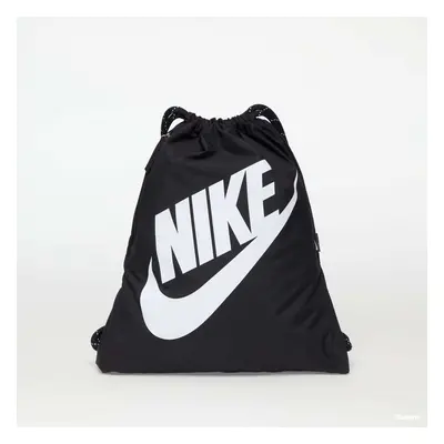 Hátizsák Nike Heritage Drawstring Bag Black/ Black/ White