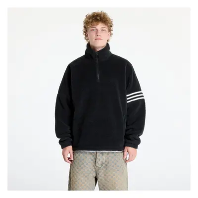 Pulóver adidas Neuclassic Polarfleece 1/2 Zip Sweatshirt Black